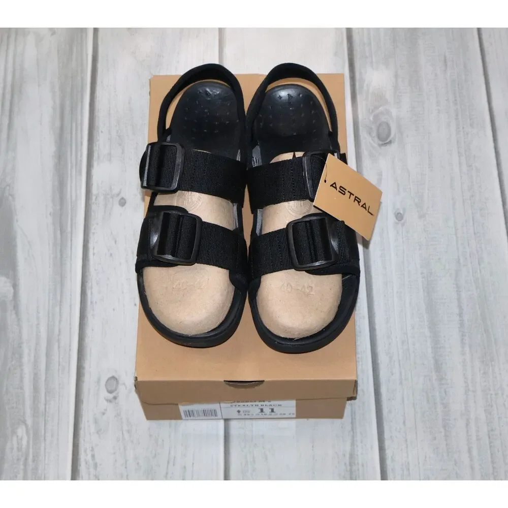 NEW Astral Webber Black Men's Sandals Size 11 Travel Hiking Water Shoes River